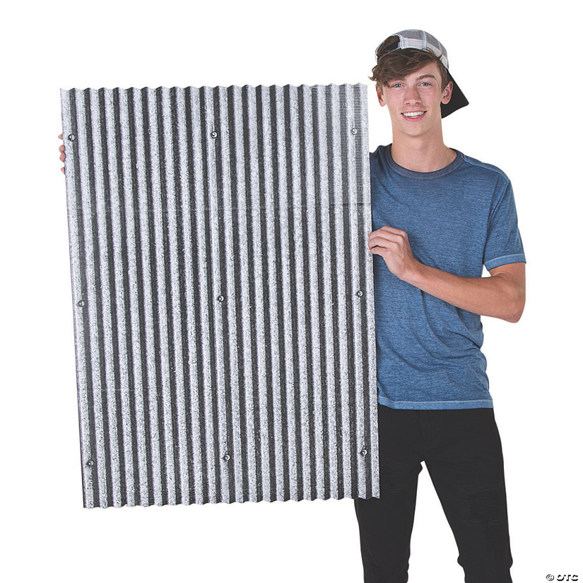 Corrugated Print Wall Panels - 6 Pc. Image