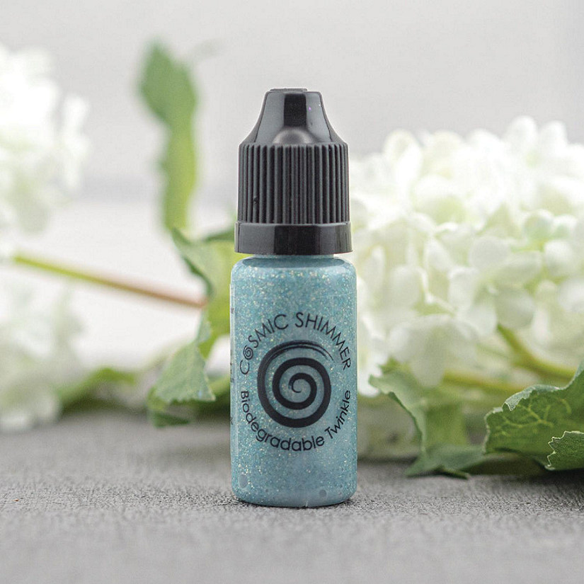 Cosmic Shimmer  Biodegradable Glitter Twinkles 10ml - Turquoise Image