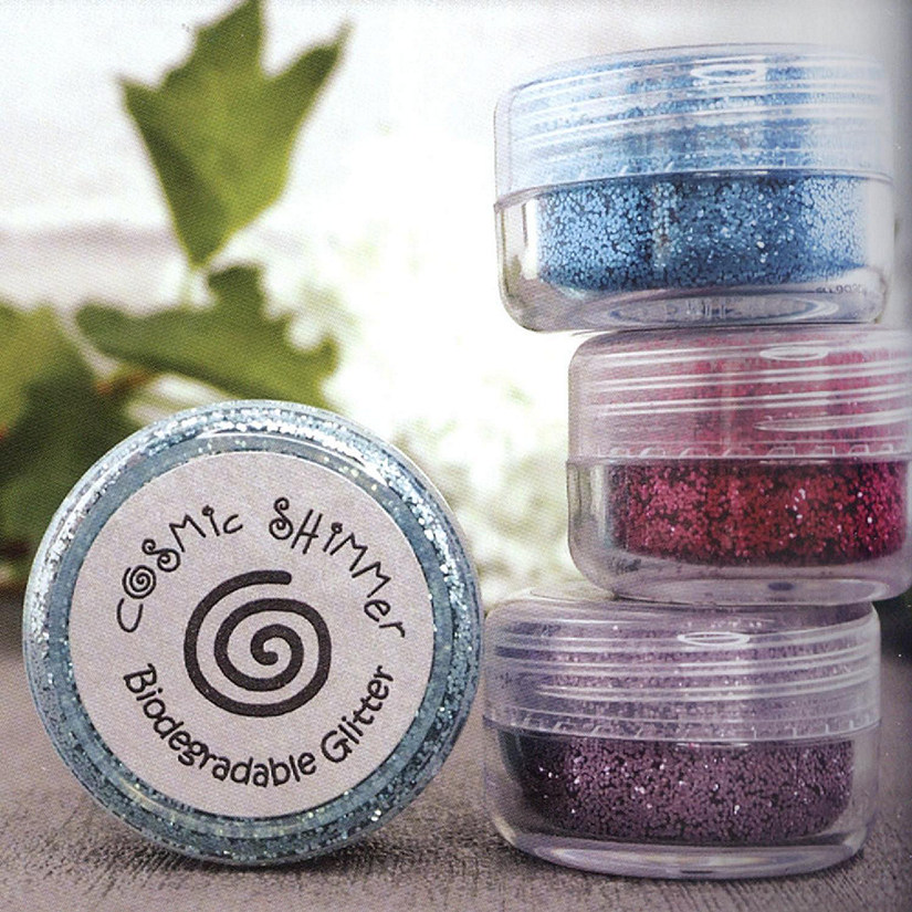 Cosmic Shimmer Biodegradeable Glitter - Raspberry Ripple | Oriental Trading