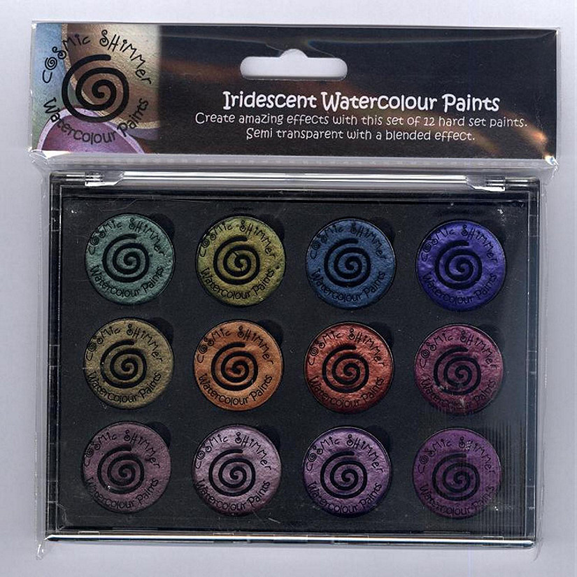 Cosmic Shimmer Iridescent Watercolour Pallet set   Antique Shades Image
