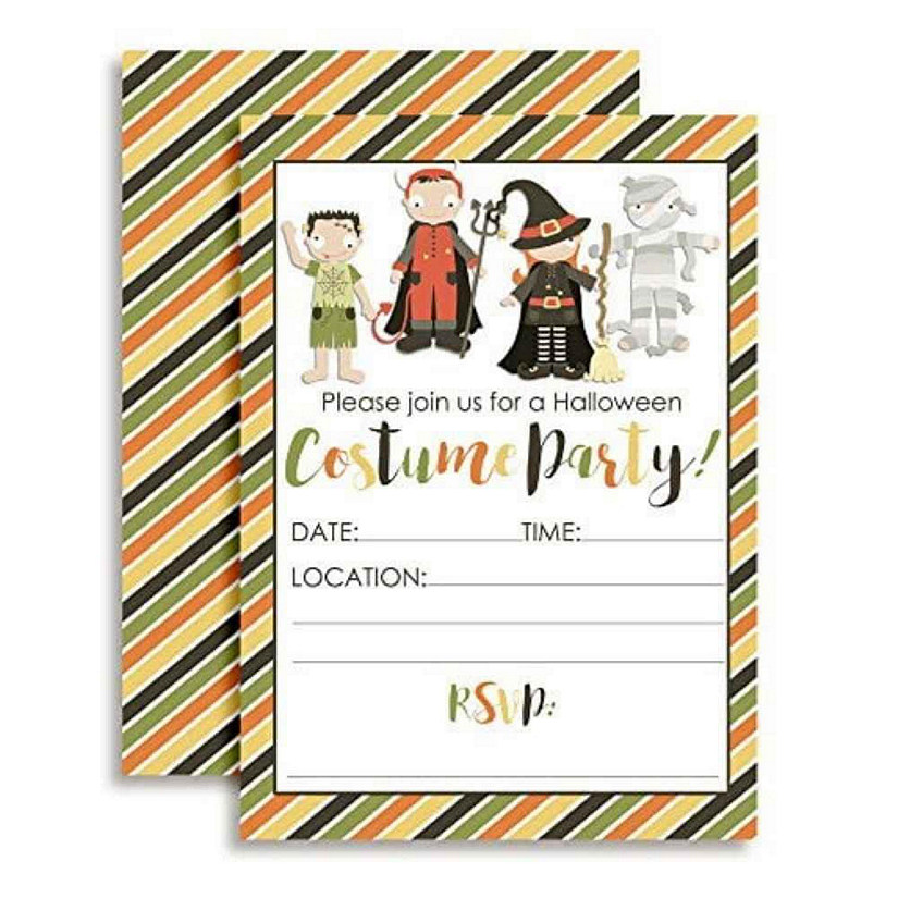 Costume Party Invitations 40pc. by AmandaCreation Image