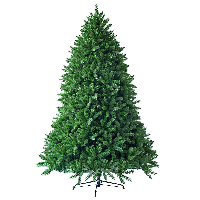 Costway 6ft Premium Hinged Artificial Christmas Fir Tree w/ 1250 Branch Tips Image