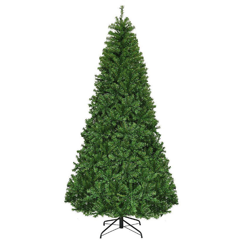 Costway 8Ft Pre-Lit Artificial Christmas Tree Hinged 750 LED Lights Image