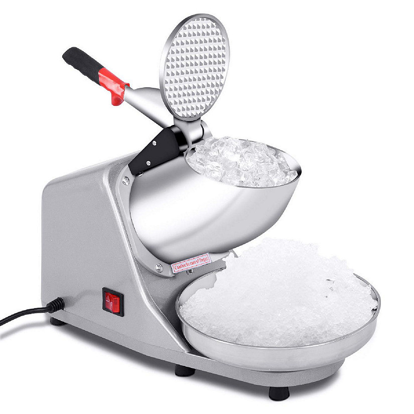 Costway Electric Ice Crusher Shaver Machine Snow Cone Maker Shaved Ice 143 lbs Image