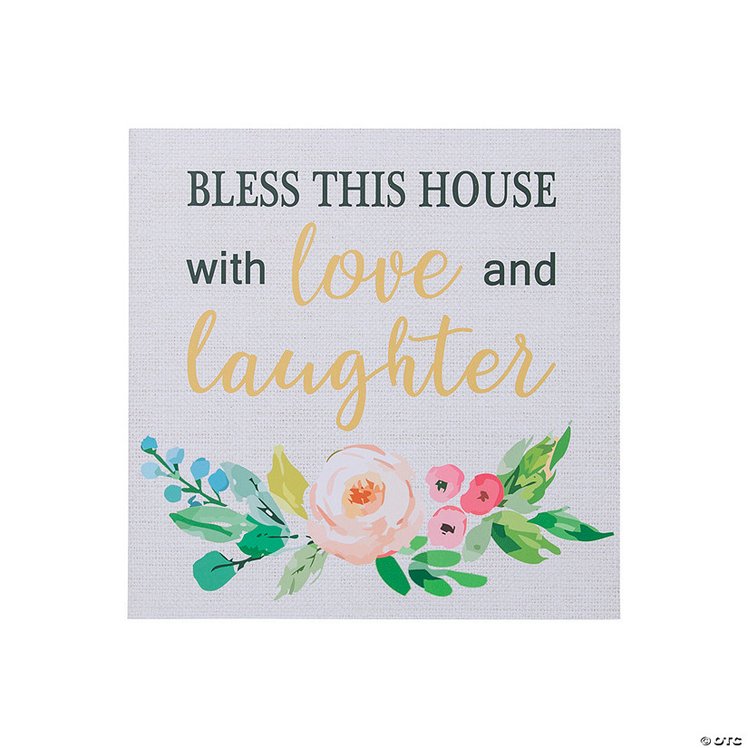 Cottagecore Bless this House Sign Image