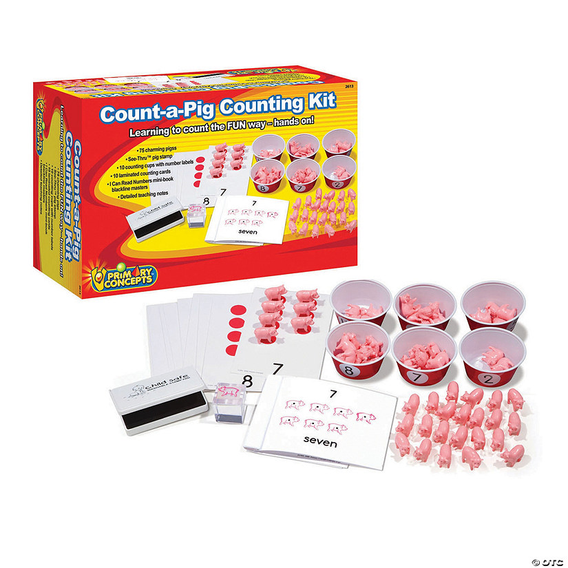 Count-a-Pig Counting Kit | Oriental Trading