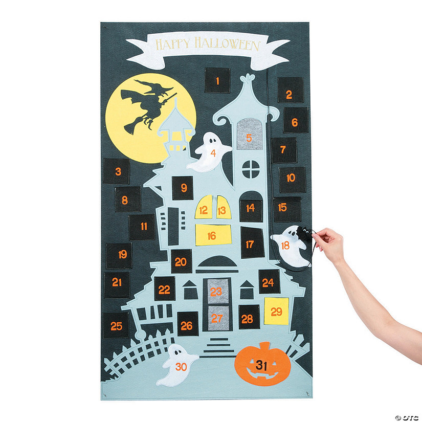 Countdown Calendar Halloween Decoration Image