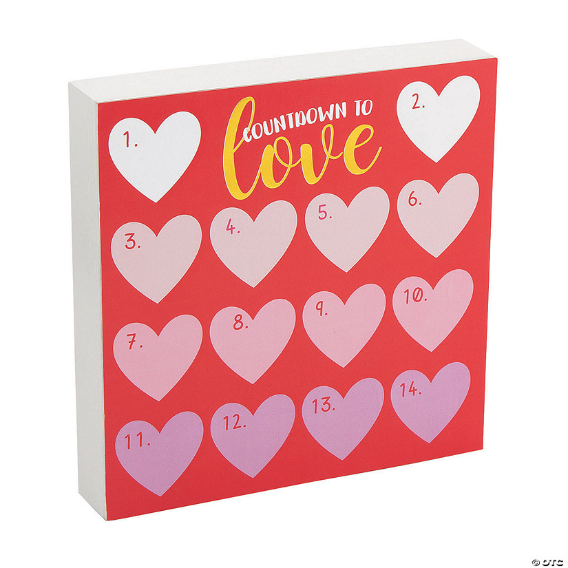 Countdown to Love Tabletop Sign Image