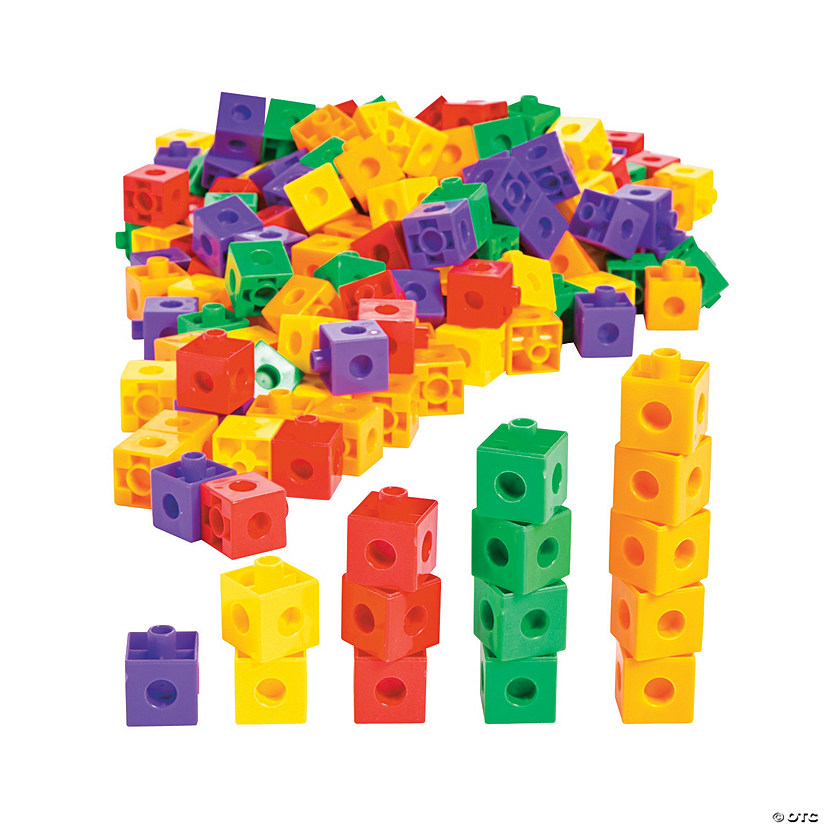 Counting &amp; Stacking Cubes - 200 Pc. Image