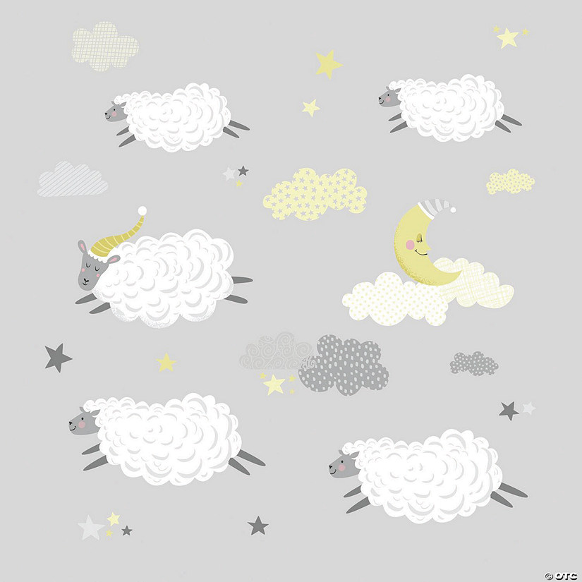 Counting Sheep Peel & Stick Wall Decals Image
