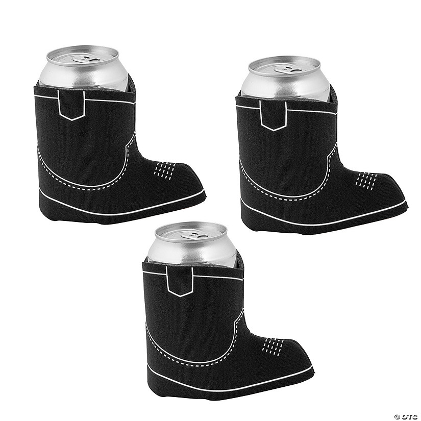 Cowboy Boot-Shaped Can Coolers - 12 Pc. Image