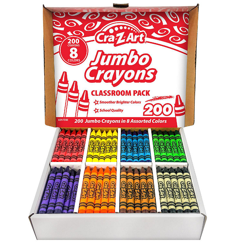 Cra-Z-Art: Classroom Pack Jumbo Crayons, 200pcs Image