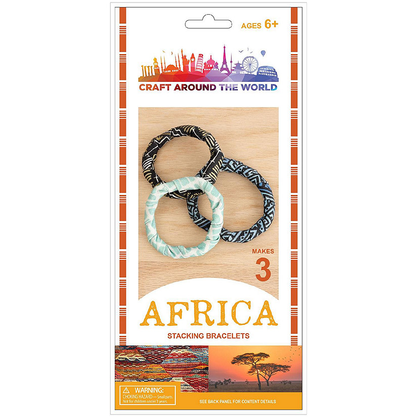Craft Around The World African Stacking Bracelets-Makes 3 Image