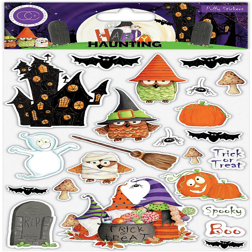 Craft Consortium Happy Haunting  Puffy Stickers Image