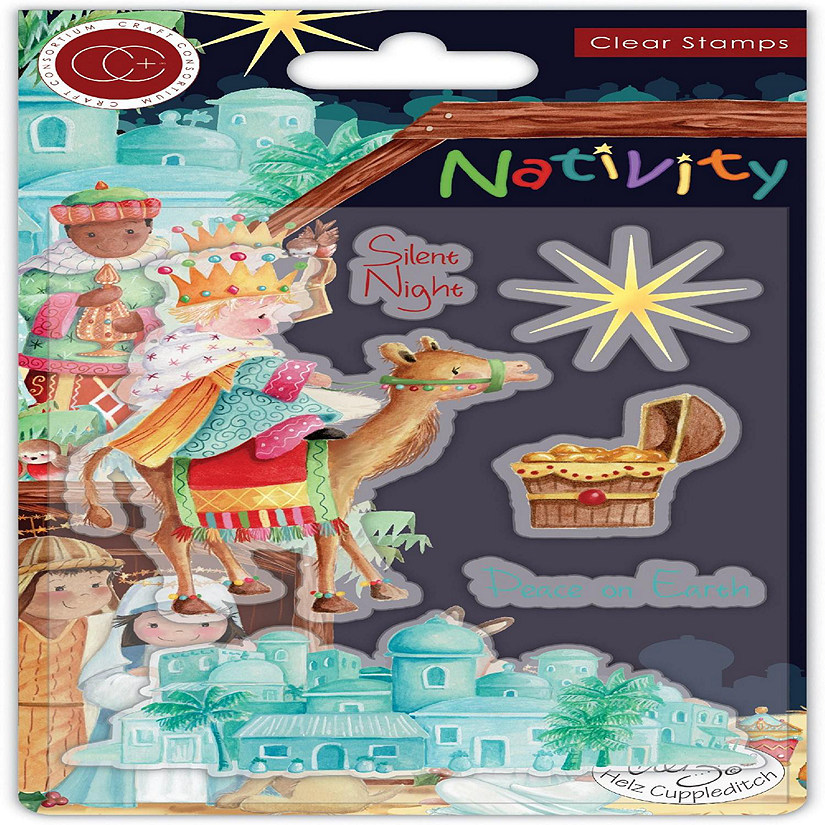 Craft Consortium Nativity Stamp Set  Bethlehem Image