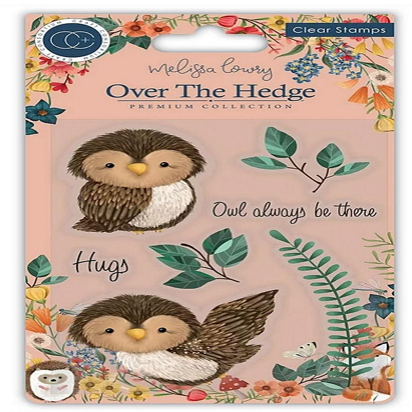 Craft Consortium Over the Hedge  Stamp Set  Olivia the Owl Image