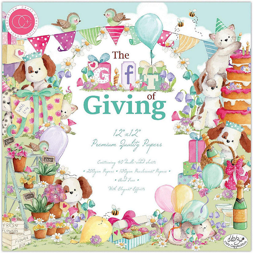 Craft Consortium The Gift of Giving 12x12 Paper Pad Image