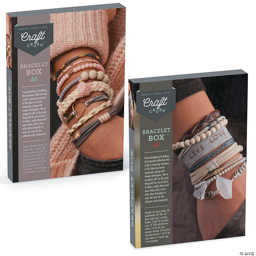 Craft Crush Bracelet Boxes: Neutrals & Blush Image