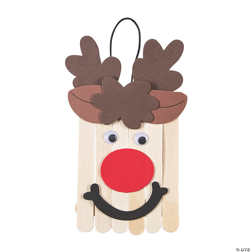 Craft Stick Reindeer Banner Craft Kit Discontinued