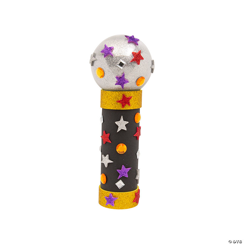 Craft Tube Glitter Microphone Craft Kit - Makes 6 Image