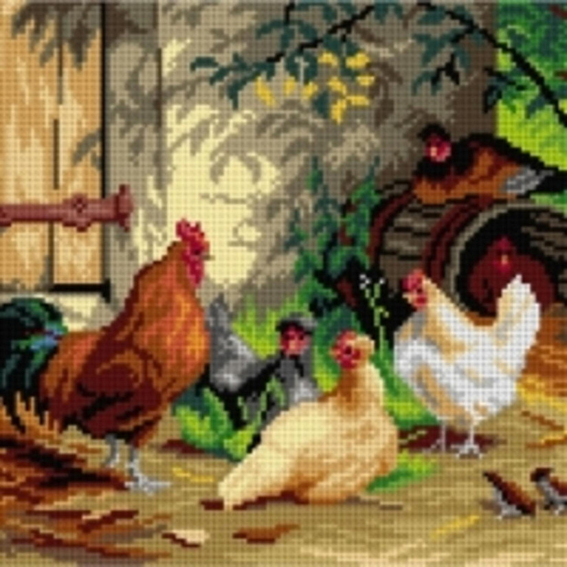 Crafting Spark Needlepoint canvas for halfstitch without yarn after