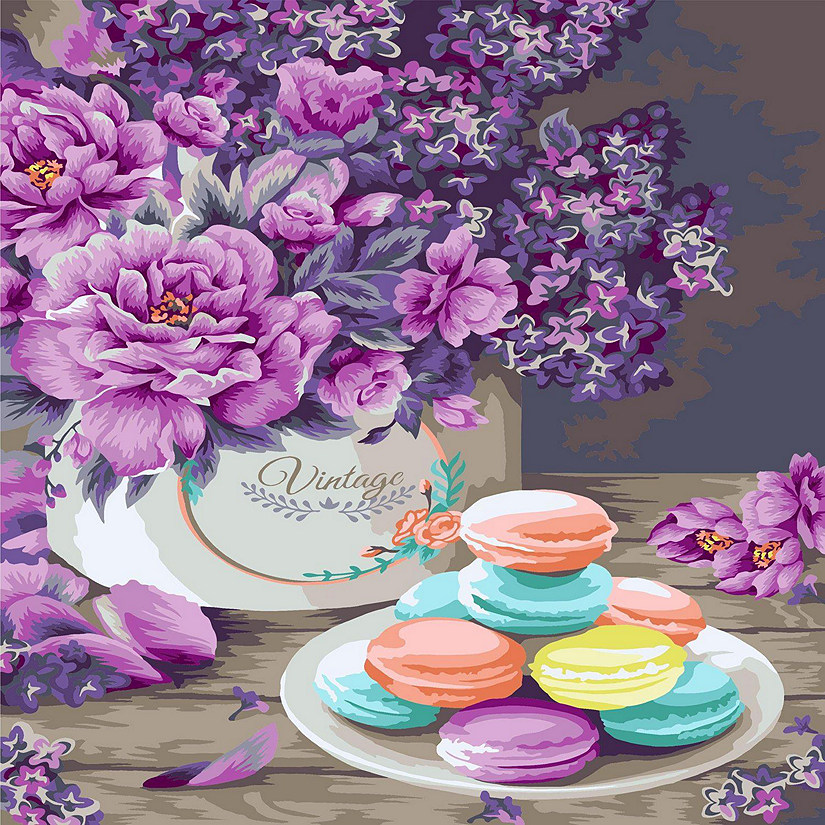 Crafting Spark - Painting by Numbers kit Crafting Spark Lilac Dreams B099 19.69 x 15.75 in Image