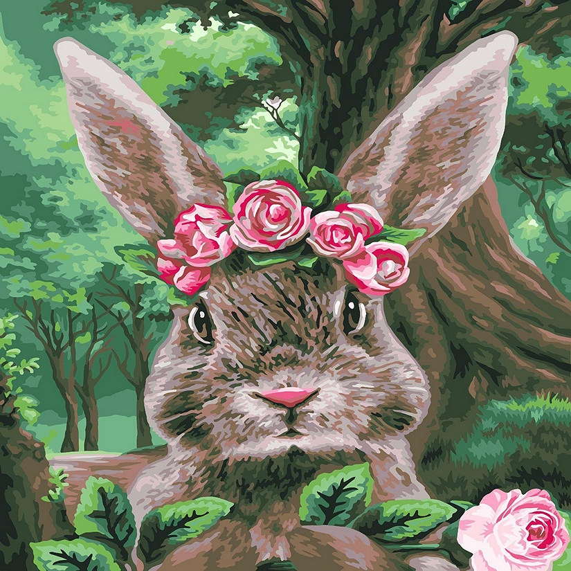 Crafting Spark - Painting by Numbers kit Crafting Spark Rabbit from Alice in Wonderland H105 19.69 x 15.75 in Image
