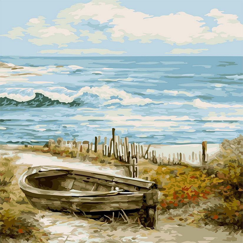 Crafting Spark - Painting by Numbers kit Crafting Spark Sandy Coast A148 19.69 x 15.75 in Image