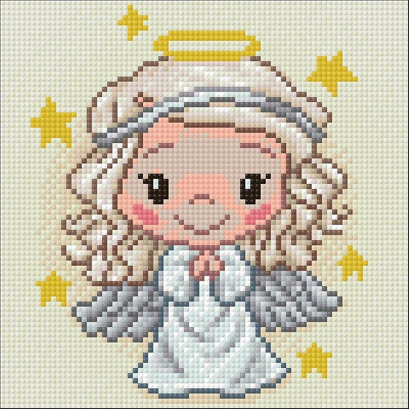 Crafting Spark (Wizardi) - Angel CS2557 7.9 x 7.9 inches Crafting Spark Diamond Painting Kit Image