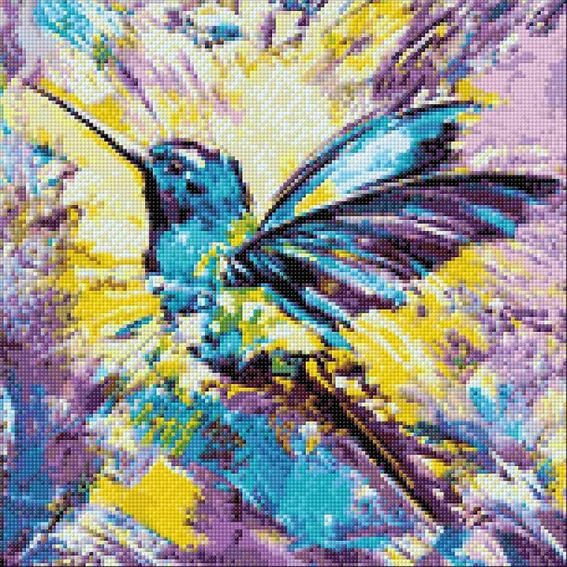 Crafting Spark (Wizardi) - Colorful Flight CS2518 14.9 x 14.9 inches Crafting Spark Diamond Painting Kit Image