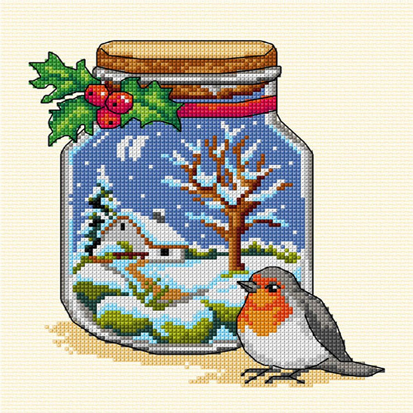 Crafting Spark (Wizardi) Complete counted crossstitch kit "Winter