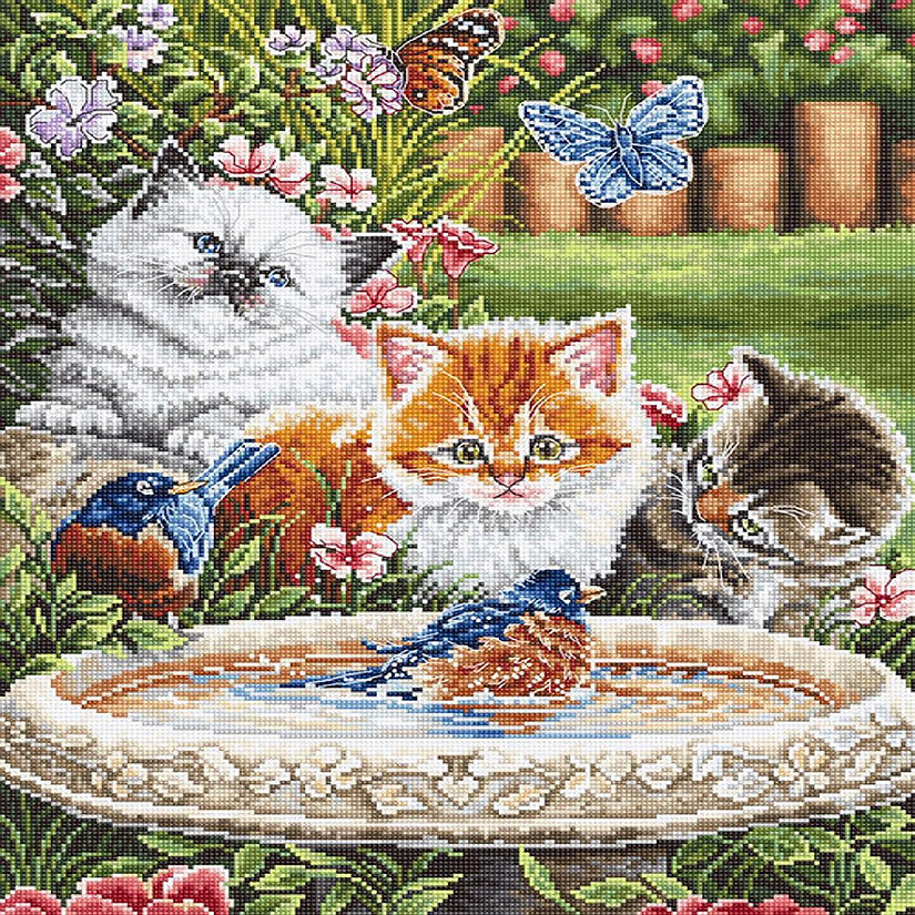 Crafting Spark (Wizardi) Counted Cross Stitch Kit Splashing up some