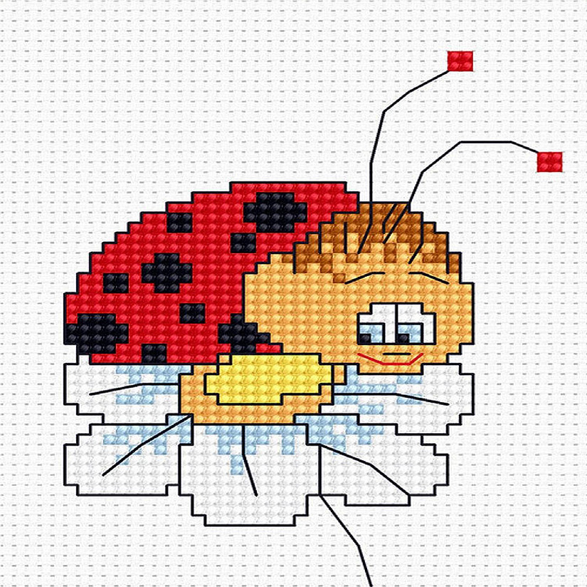 Crafting Spark (Wizardi) - Ladybird B064L Counted Cross-Stitch Kit Image