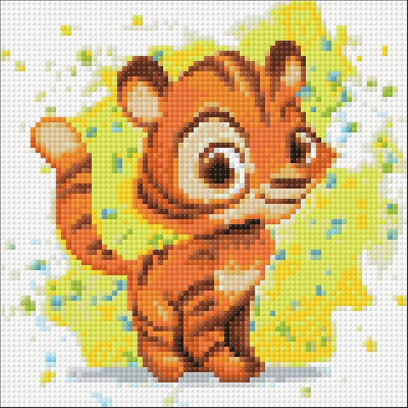 Crafting Spark (Wizardi) - Little Tiger CS2700 7.9 x 7.9 inches Crafting Spark Diamond Painting Kit Image