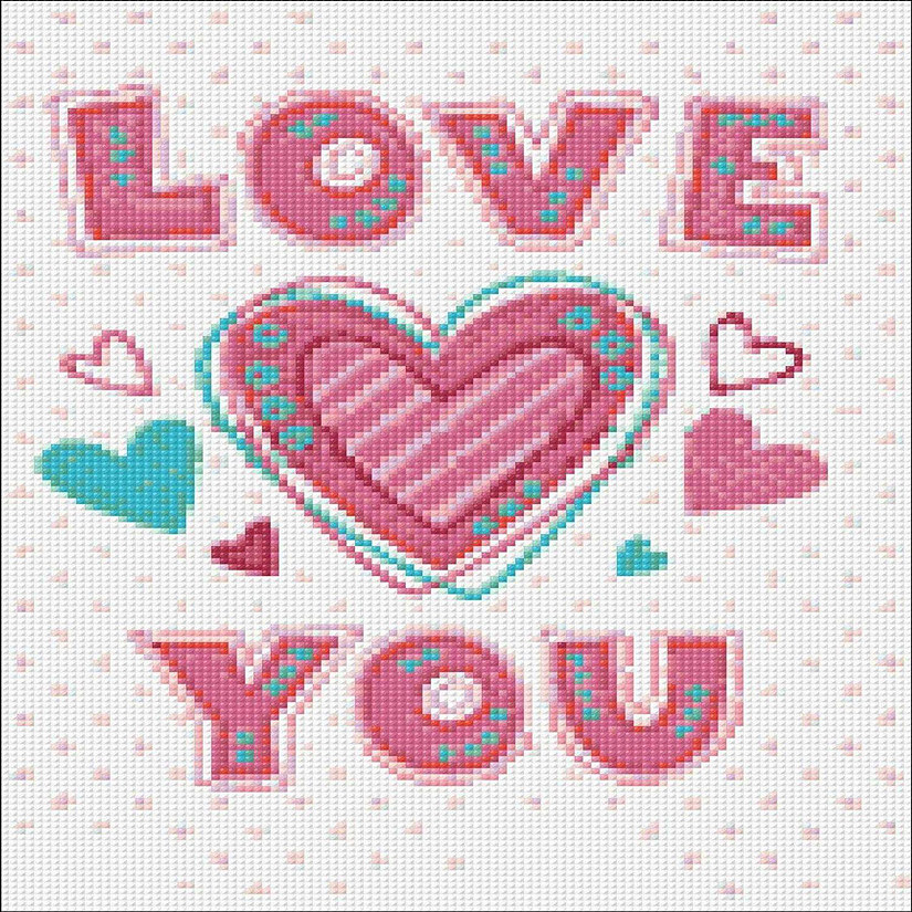 Crafting Spark (Wizardi) - Love You WD2314 10.6 x 14.9 inches Wizardi Diamond Painting Kit Image