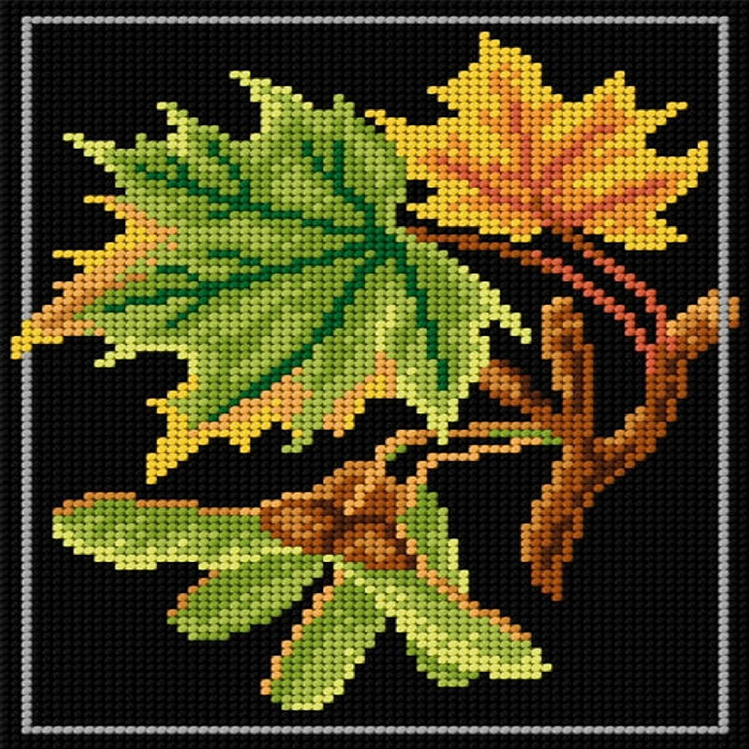 Crafting Spark (Wizardi) - Needlepoint canvas for halfstitch without yarn Maple 3246F - Printed Tapestry Canvas Image