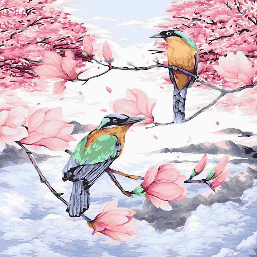 Crafting Spark (Wizardi) - Painting by Numbers kit Crafting Spark Birds in Heaven H109 19.69 x 15.75 in Image