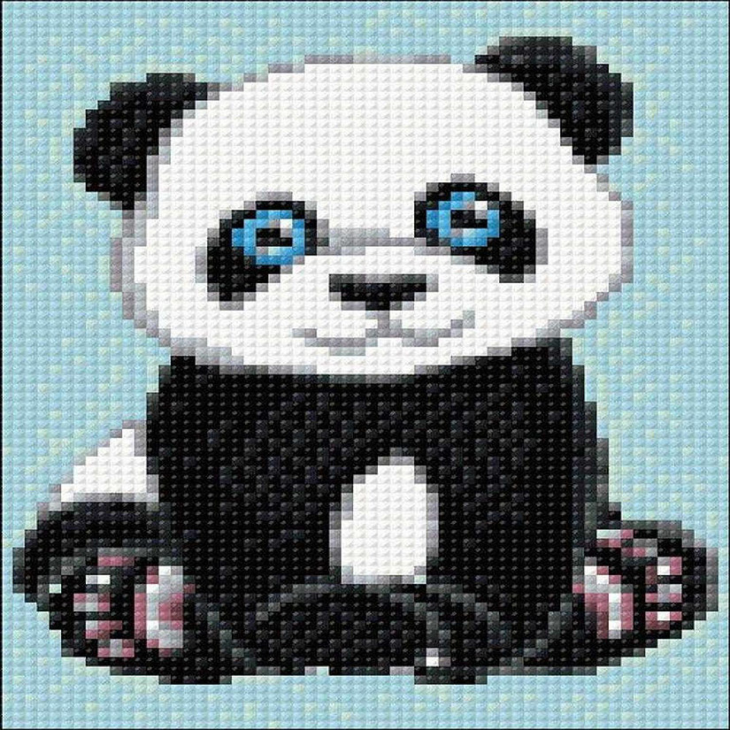 Crafting Spark (Wizardi) - Panda CS303 5.9 x 7.9 inches Crafting Spark Diamond Painting Kit Image