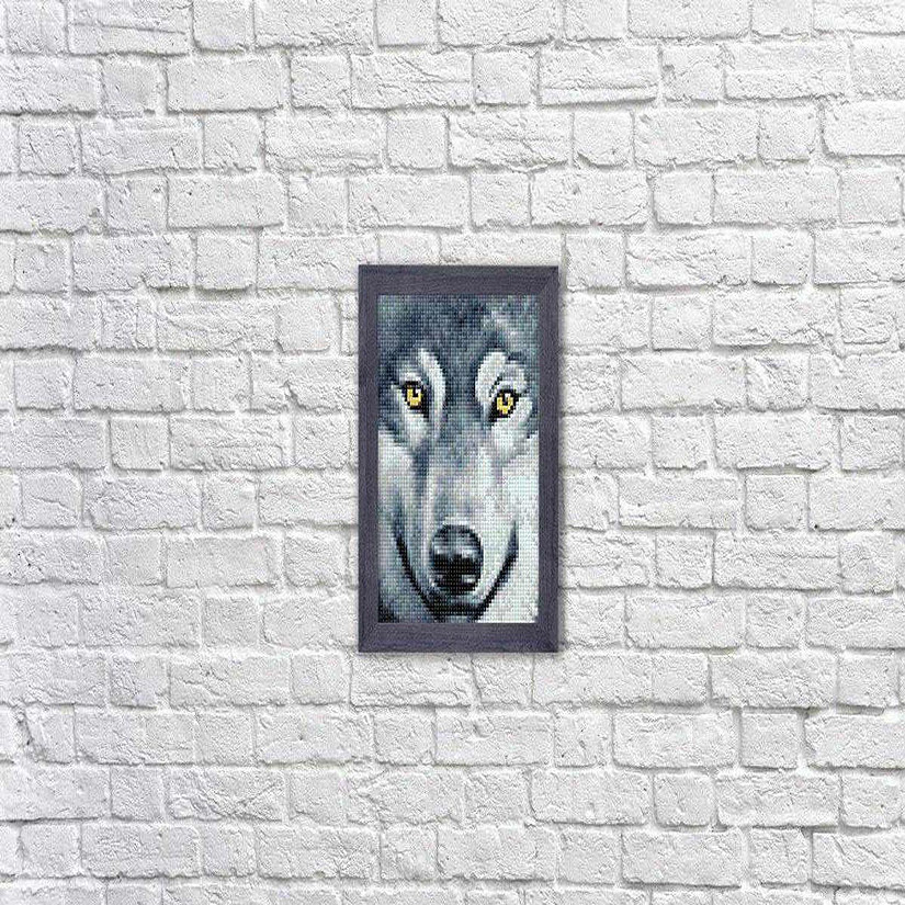 Crafting Spark (Wizardi) - Wolf Look WD2361 5.9 x 7.9 inches Wizardi Diamond Painting Kit Image