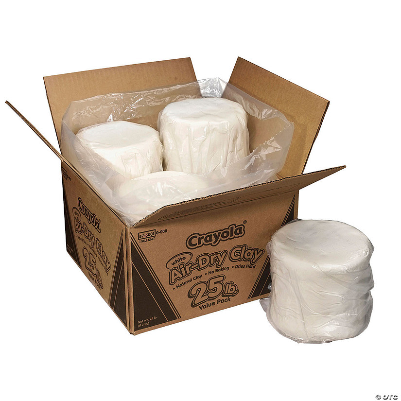 Crayola Air Dry Clay, 25 lbs., White Image