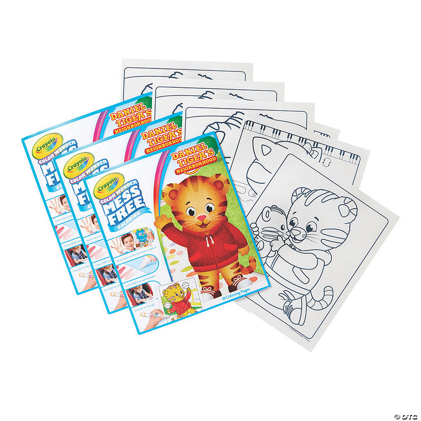 Crayola Color Wonder Mess Free Refill Book, Daniel Tiger's Neighborhood