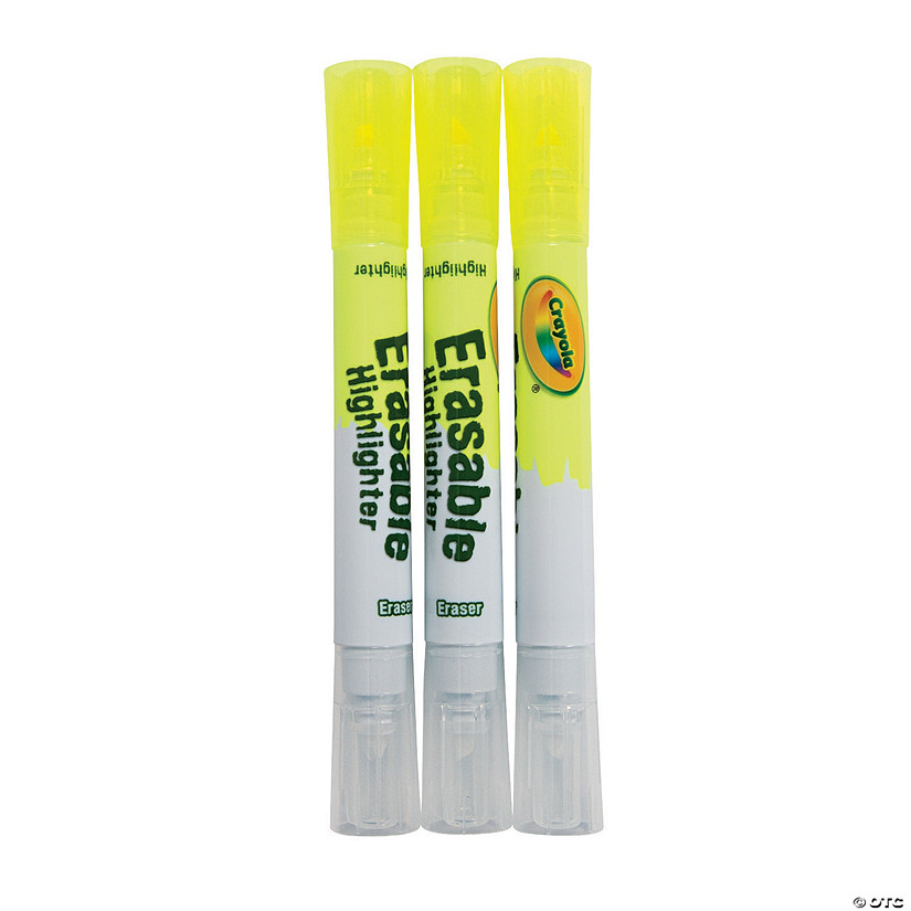 Crayola® Erasable Highlighters Oriental Trading