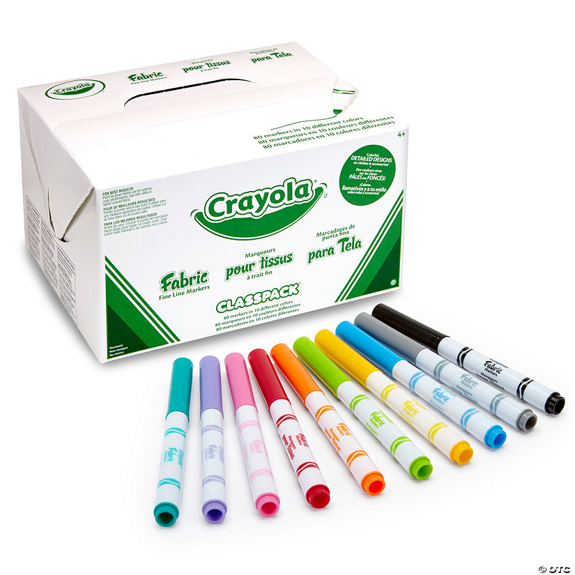 Crayola Super Tips 10-color Washable Markers - Assorted - 10 / Set