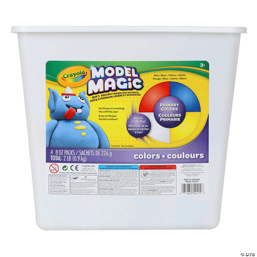 Crayola Model Magic Modeling Compound, Assorted Colors, 2 lb. Tub Image