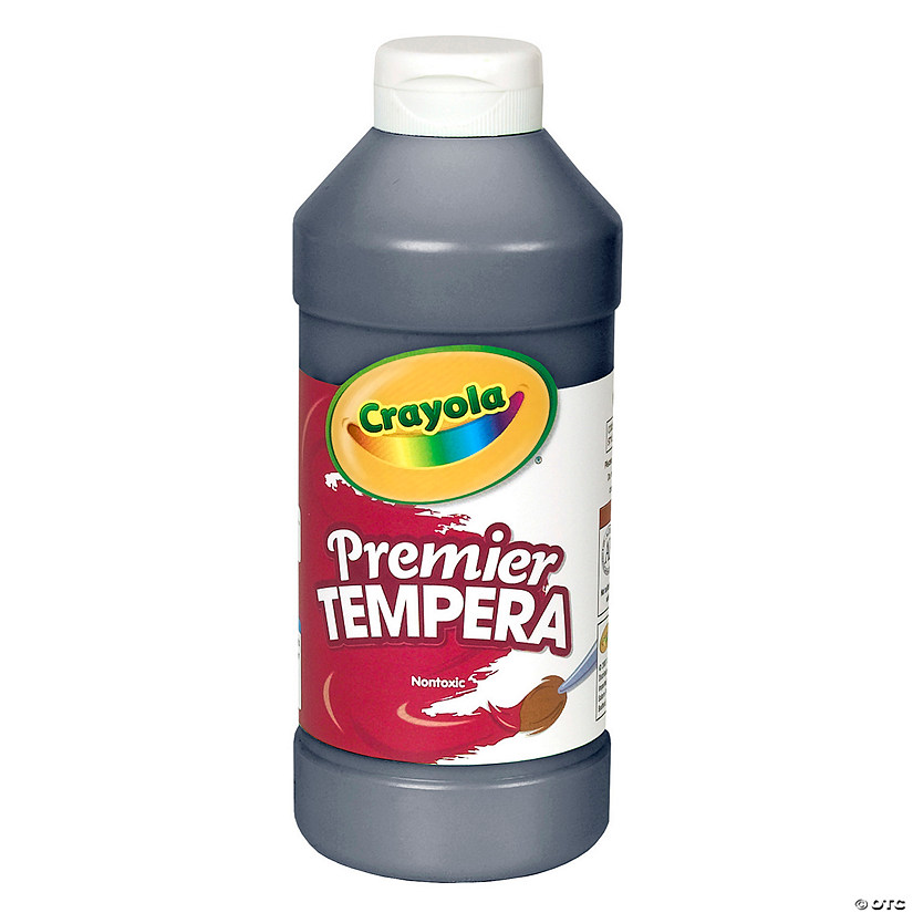 Crayola Premier Tempera Paint, 16 oz, Black Image