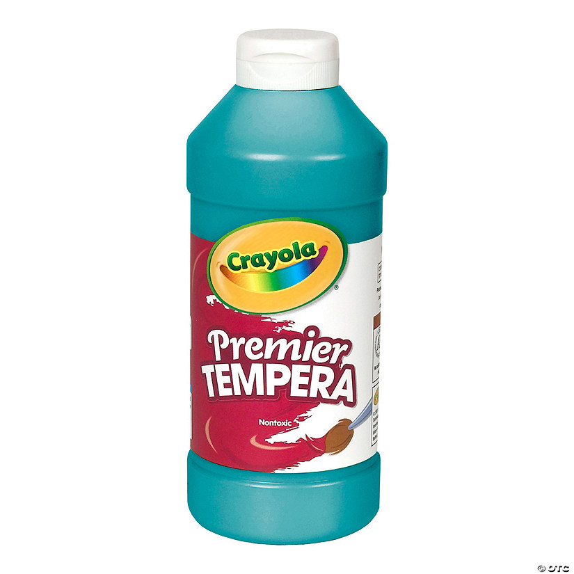 Crayola Premier Tempera Paint, 16 oz, Turquoise Image