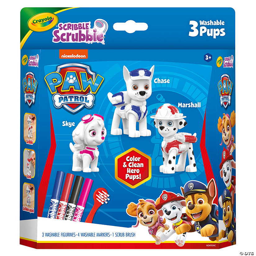 Crayola Scribble Scrubbie Paw Patrol, 3 Count Image
