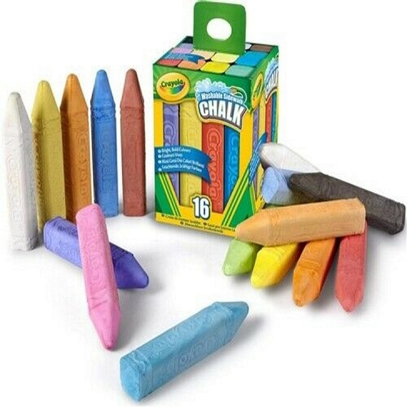 Crayola&#8482; Sidewalk Chalk, Bucket of 16  NEW KIDS GIFT SET Image