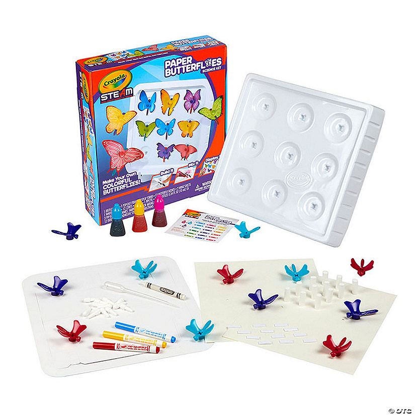 Crayola STEAM Paper Butterflies Science Kit Oriental Trading