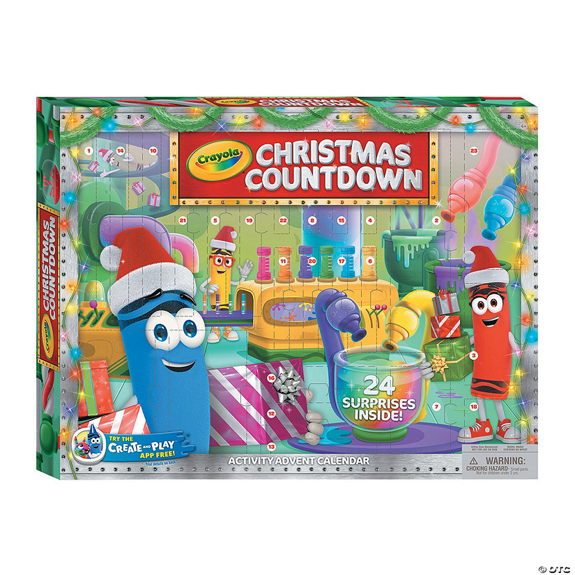 Crayola ® Christmas Countdown Activity Advent Calendar - Discontinued
